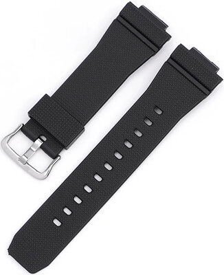 curea din plastic Ricardo Latisana 16mm (pentru Casio G-Shock GA-2100/GA-2110, DW-5600, GW-6900), negru