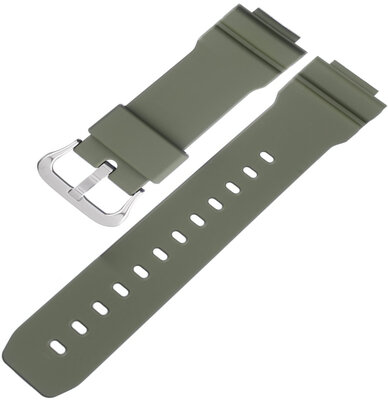Curea de silicon Casio 26mm (pro Casio G-Shock GM-5600B), culoarea verde