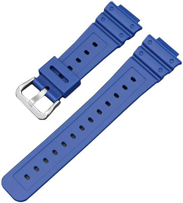 Curea din silicon Ricardo Ribolla 16mm (pentru Casio G-Shock GA-2100/GA-2110, DW-5600, GW-6900), albastră V1