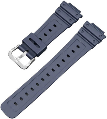 Curea din silicon Ricardo Ribolla 16mm (pentru Casio G-Shock GA-2100/GA-2110, DW-5600, GW-6900), albastră V2