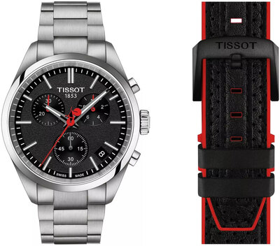 Tissot PR 100 Chronograph Quartz 2024 T150.417.11.051.01 La Vuelta 2024 Limited Edition (+ curea de schimb)