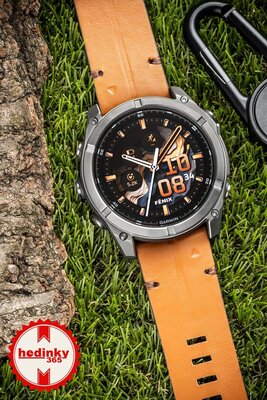 curea din piele Ricardo Colfosco 26mm, Brown, QuickFit