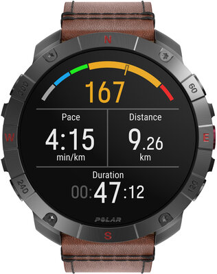 Polar Grit X2 Pro Titan, mărimea M/L (+ curea de rezervă)