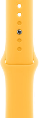 Curea de silicon Apple (pro Apple Watch 38/40/41mm), culoarea galbenă, mărimea M/L