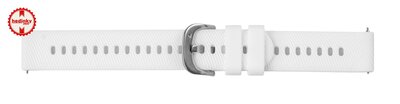 curea din silicon Ricardo Marmolada 18mm, White, Quick Release