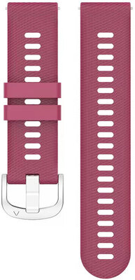 Curea de silicon Ricardo 18mm (pro Garmin Venu 2S, Vívoactive 4S, Forerunner 265S, Venu 3S aj.), culoarea roșie V1, Quick Release