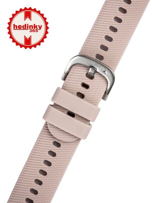 curea din silicon Ricardo Marmolada 18mm, Pink, Quick Release