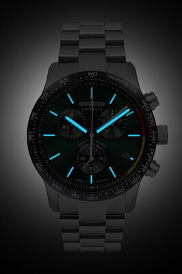 Zeppelin Night Cruise 7288M-4_Set Quartz (+ curea de schimb)