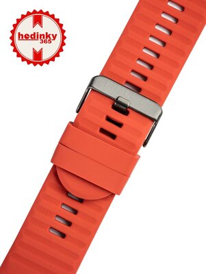 curea din silicon Ricardo Livigno 26mm, Red, QuickFit