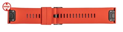 curea din silicon Ricardo Livigno 26mm, Red, QuickFit