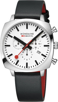 Mondaine Grand Cushion Quartz MSL.41410.LBV.SET (+ curea de rezervă)