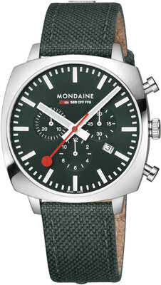 Mondaine Grand Cushion Quartz MSL.41460.LF.SET (+ curea de schimb)