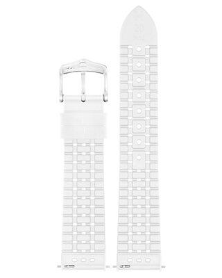 curea din cauciuc Hirsch NYAD M 0920099100-2, alb, cauciuc natural, lungime M, Quick Release