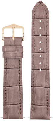 Curea din piele Hirsch Duke M 01028137-1, maro, piele de vițel, lungime M, Quick Release