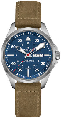 Hamilton Khaki Aviation Pilot Day Date Automatic H64655941 Air-Glaciers Special Edition (+ curea de schimb)