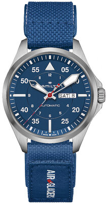 Hamilton Khaki Aviation Pilot Day Date Automatic H64655941 Air-Glaciers Special Edition (+ curea de schimb)