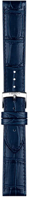 curea din piele Tissot T852.041.534 20mm, albastru, Quick Release