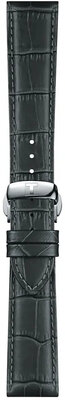 Curea din piele Tissot T852.045.750 21mm, gri, Quick Release
