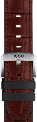 Curea din piele Tissot T852.046.767 22mm, culoarea maro, Quick Release