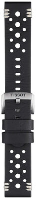 Curea din piele Tissot T852.046.810 22mm, negru, Quick Release