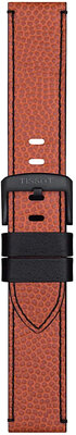 Curea din piele Tissot T852.047.500 NBA Wilson 22mm, portocaliu, Quick Release