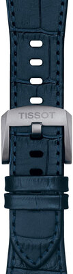 Curea din piele Tissot T852.047.701 (pentru Tissot PRX 40mm), albastră