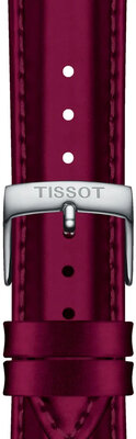 Curea din piele Tissot T852.048.152 18mm, roșu