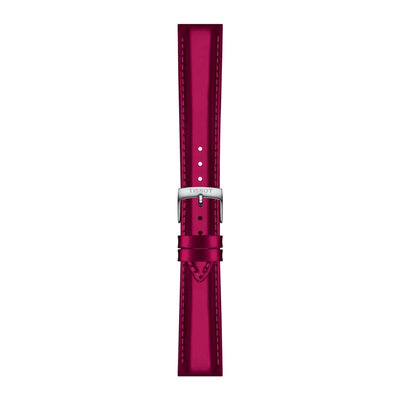 Curea din piele Tissot T852.048.152 18mm, roșu, Quick Release