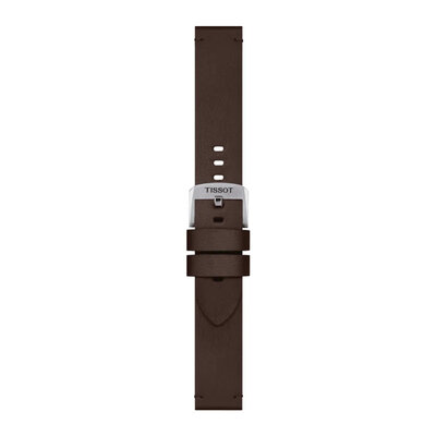 Curea din piele Tissot T852.048.215 20mm, maro, Quick Release