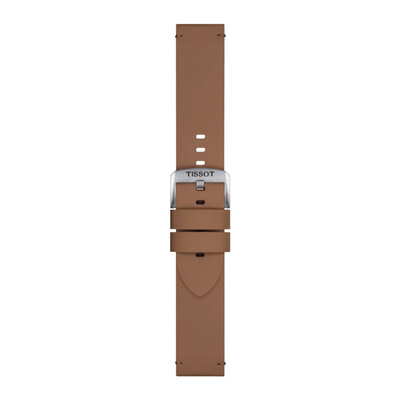 Curea din piele Tissot T852.048.223 22mm, maro, Quick Release