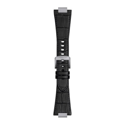 Curea din piele Tissot T852.049.415 (pentru Tissot PRX 42mm), neagră