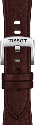 Curea din piele maro Tissot T852.049.548 pentru Tissot PRX 35mm