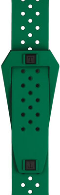 Curea din cauciuc Tissot Sideral T852.048.862 20mm, culoarea verde, Quick Release