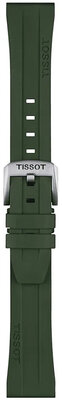 Curea din cauciuc Tissot T852.049.054 20mm, verde, Quick Release