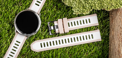 curea din silicon Ricardo Bormio 18mm, Beige, Quick Release