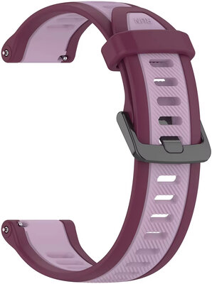 Curea din silicon Ricardo 18mm (pentru Garmin Venu 2S, Vívoactive 4S, Forerunner 265S, Venu 3S etc.), roz, Quick Release