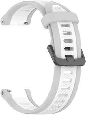 Curea din silicon Ricardo 22mm (pentru Garmin Venu 3, Forerunner 265, Vívoactive 4 etc.), gri, Quick Release