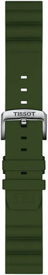 Curea din silicon Tissot T852.047.177 22mm, verde, Quick Release
