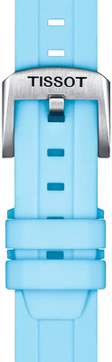 Curea de silicon albastru deschis Tissot T852.047.450