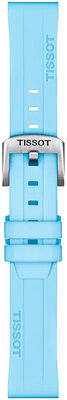 Curea din silicon Tissot T852.047.450 18mm, albastru, Quick Release
