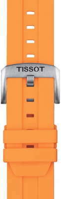 Curea din silicon Tissot T852.047.918 22mm, portocaliu
