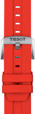 Curea din silicon Tissot T852.047.920 22mm, roșu