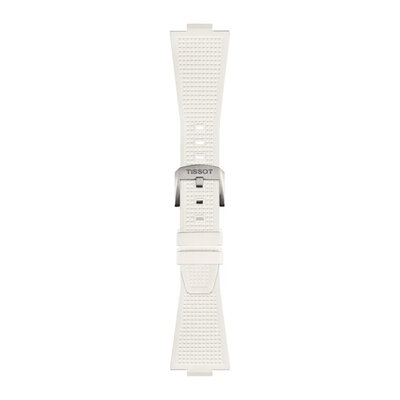 Curea din silicon Tissot T852.048.463 (pentru model Tissot PRX 40mm), albă