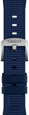 Curea din silicon Tissot T852.049.050 (pentru Tissot PRX 40mm), albastru