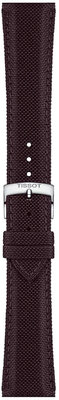 Curea textilă Tissot T852.048.181 21mm, culoarea maro, Quick Release