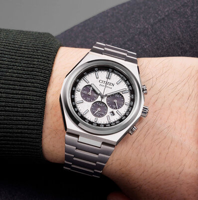 Citizen Sports Eco-Drive Super Titanium Chronograph CA4610-85A