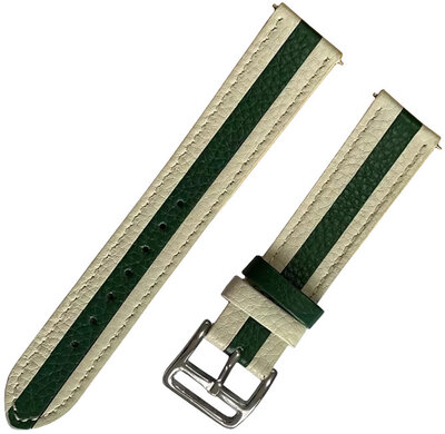 Curea din piele Ricardo Catania, verde, Quick Release