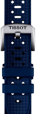 Curea de cauciuc Tissot T852.049.963 20mm, albastru