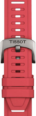 Curea din silicon Tissot T852.049.243 21mm, roșu