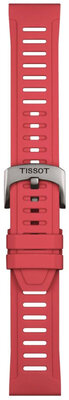 Curea din silicon Tissot T852.049.243 21mm, roșu, Quick Release